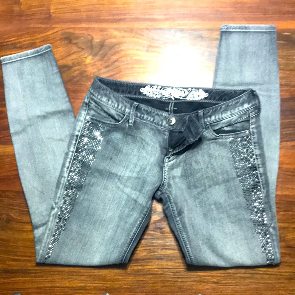 Low Rise Express Gray Denim
